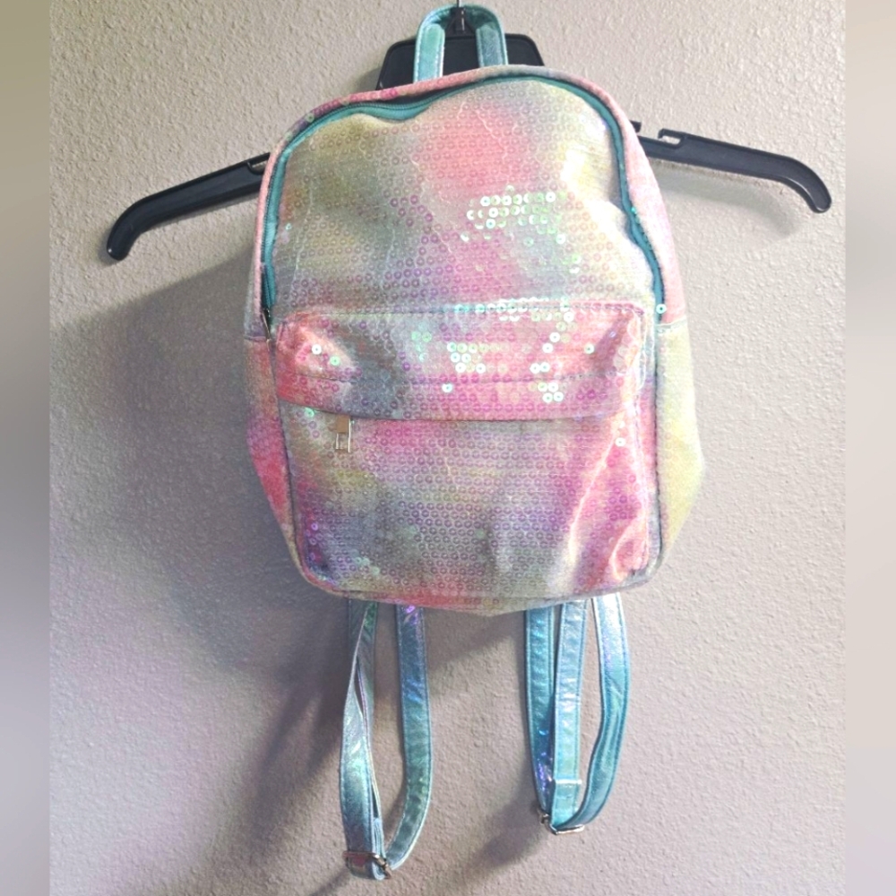 New! Minky Accessories Mini Sequined Backpack